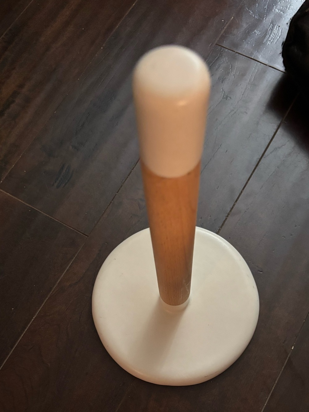 Crate&Barrel Beige Ceramic Base Paper Towel Holder